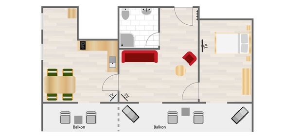 Grundriss FEWO1
